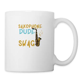 Saxophon Kumpel - Tasse - Weiß - Rechts