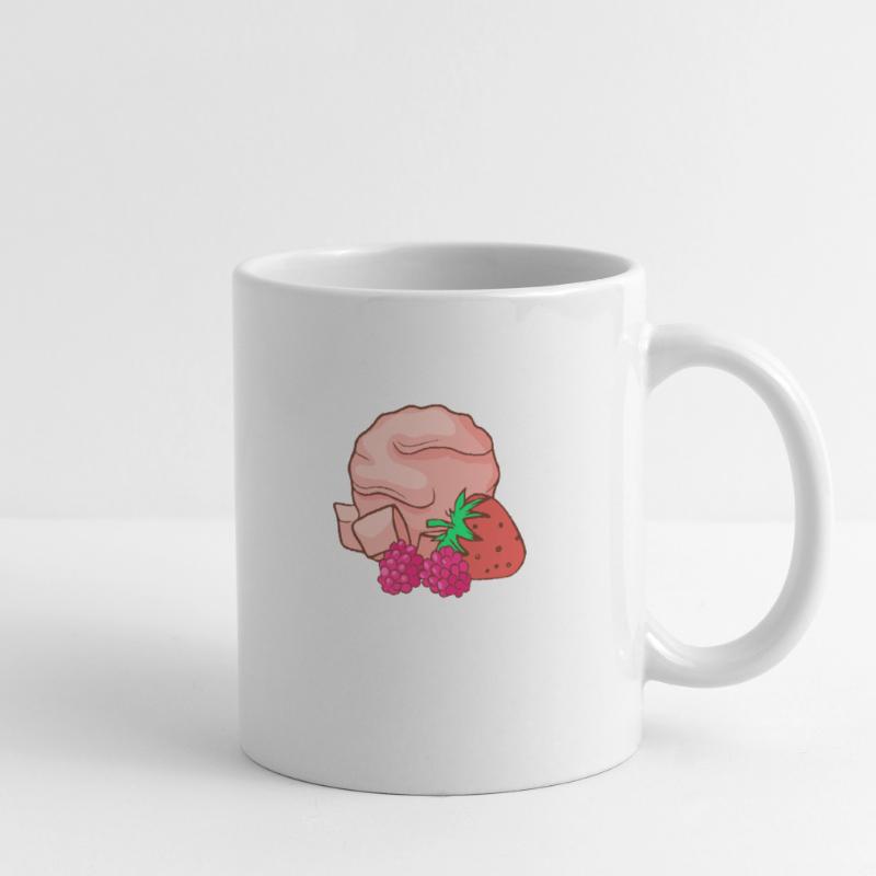 Eis Speiseeis Eiskrem Eiscreme Erdbeeren Himnbeere Tasse