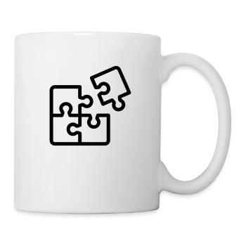 puzzle - Mug blanc - blanc - Droite