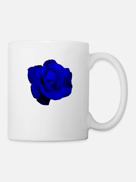 Blue Rose - Mug - white