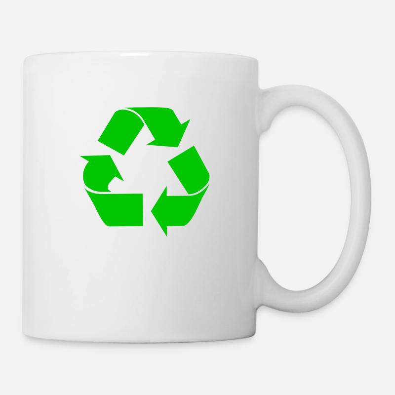 recycling - Mug - white