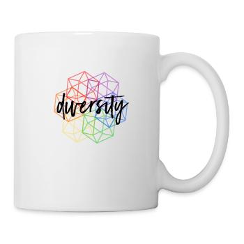Diversité Gay Pride LGBT - Mug blanc - blanc - Droite