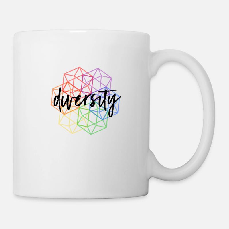 Diversity LGBT Gay Pride - Tasse - Weiß