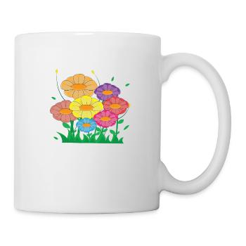flower meadow - Mug - white - Right