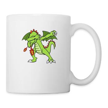 Dabbing Dab Dragon - Mug - white - Right