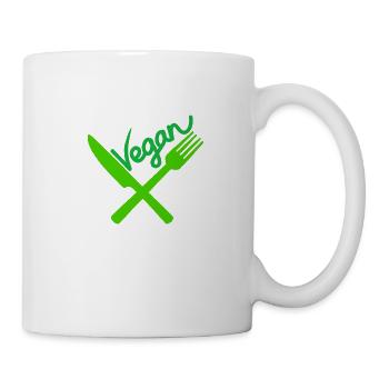 Idée de cadeau de végétarien végétarien - Mug blanc - blanc - Droite