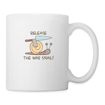 War snail - Mug - white - Right