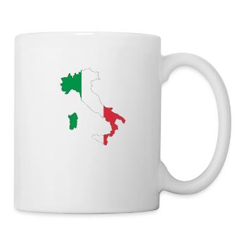 Italien - Tasse - Weiß - Rechts