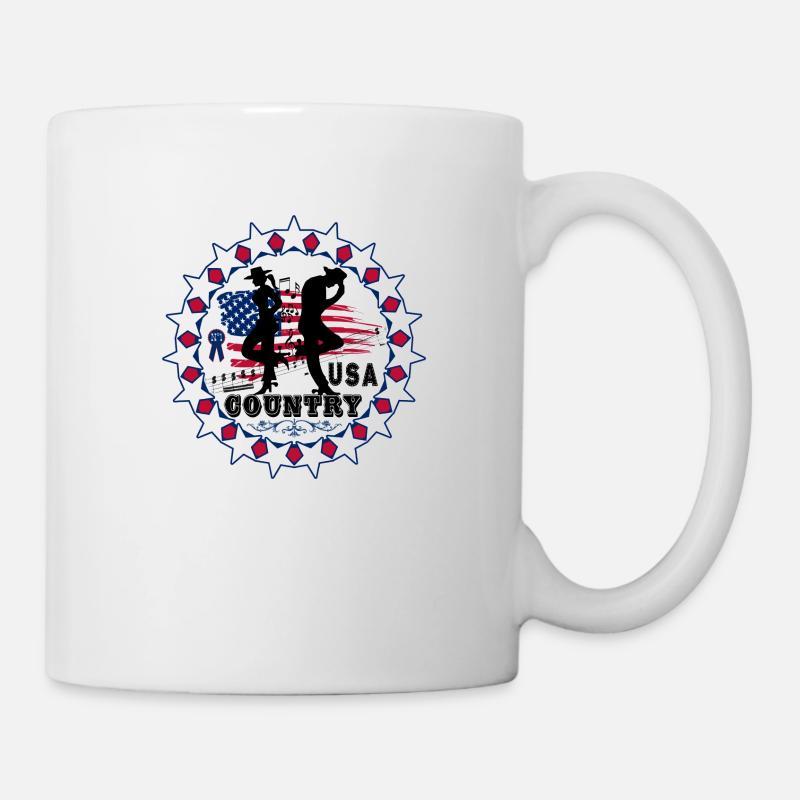 usa country - Mug blanc - blanc