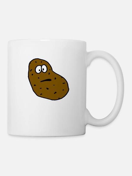 Kartoffel - Tasse - Weiß