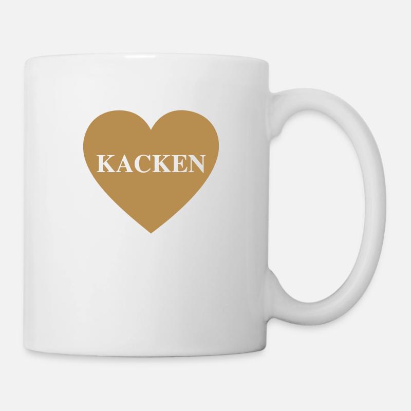 merde - Mug blanc - blanc