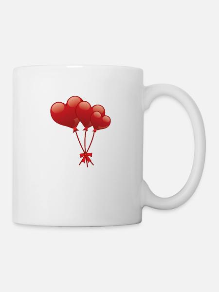 Hearts eu - Mug - white
