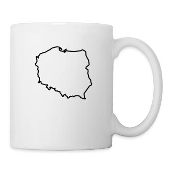 polska Poland Poland outline of the country - Mug - white - Right