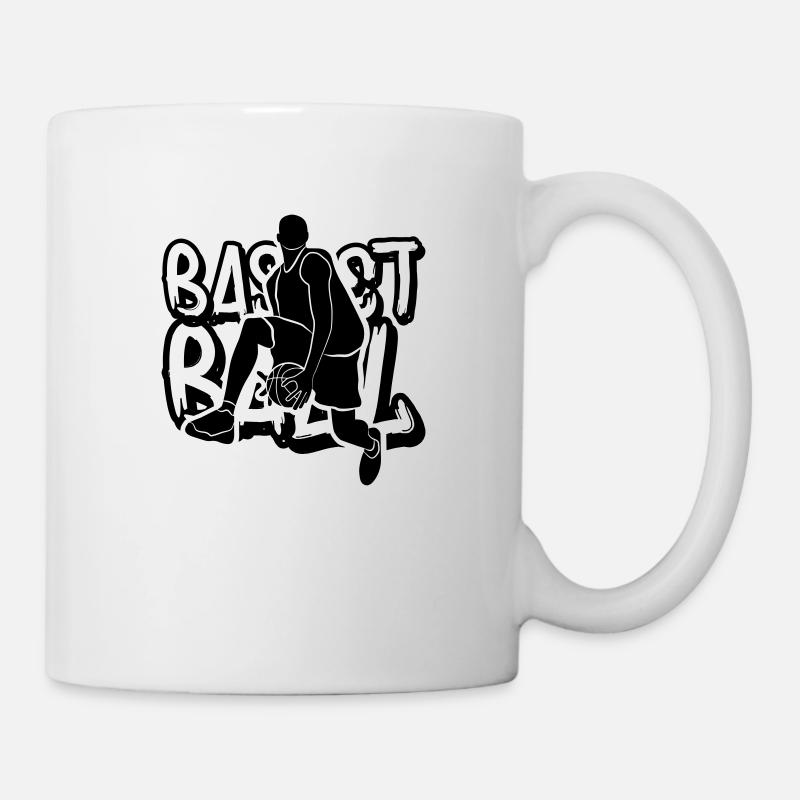 BASKETBALL TAG H - Mug blanc - blanc