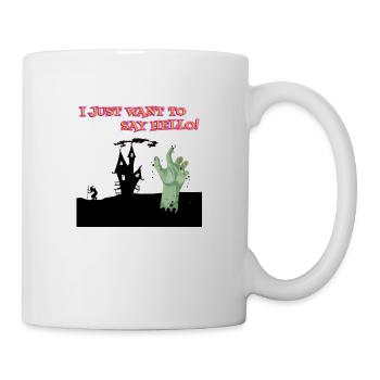 Zombie - Tasse - Weiß - Rechts