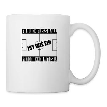 female soccer - Mug - white - Right