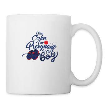 idée de cadeau naissance bébé enfant né naissance - Mug blanc - blanc - Droite