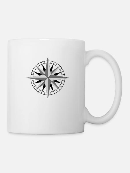 rose des vents - Mug blanc - blanc