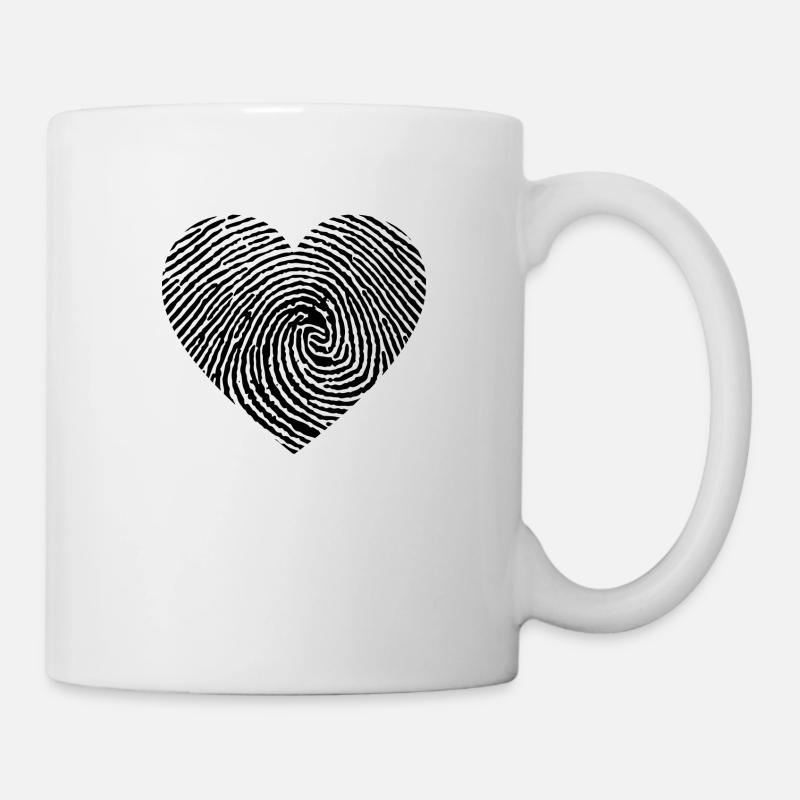 heart - Mug blanc - blanc