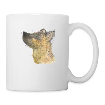 Hund - Tasse - Weiß - Rechts