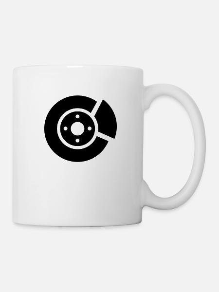 Brake disc - Mug - white