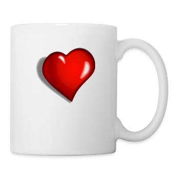 heart - Mug - white - Right