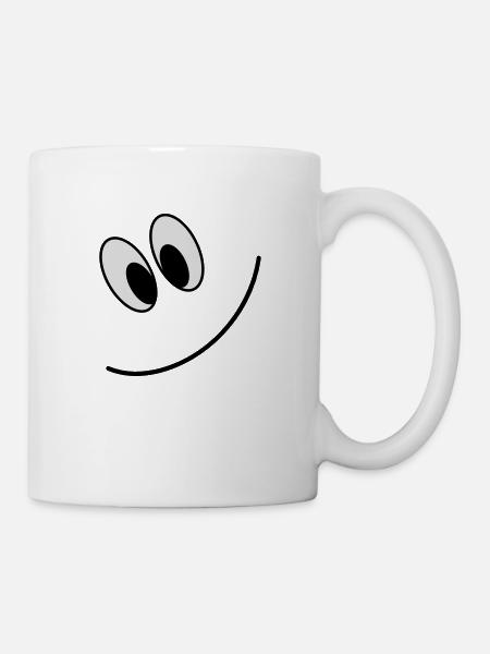 Sourire 2 - Mug blanc - blanc