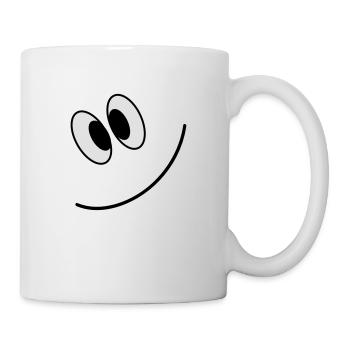 Sourire 3 - Mug blanc - blanc - Droite