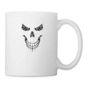 Skull geometric - Mug - white - Right