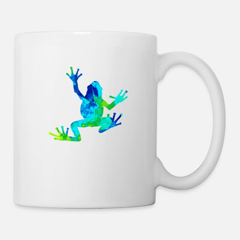 Frosch - Tasse - Weiß