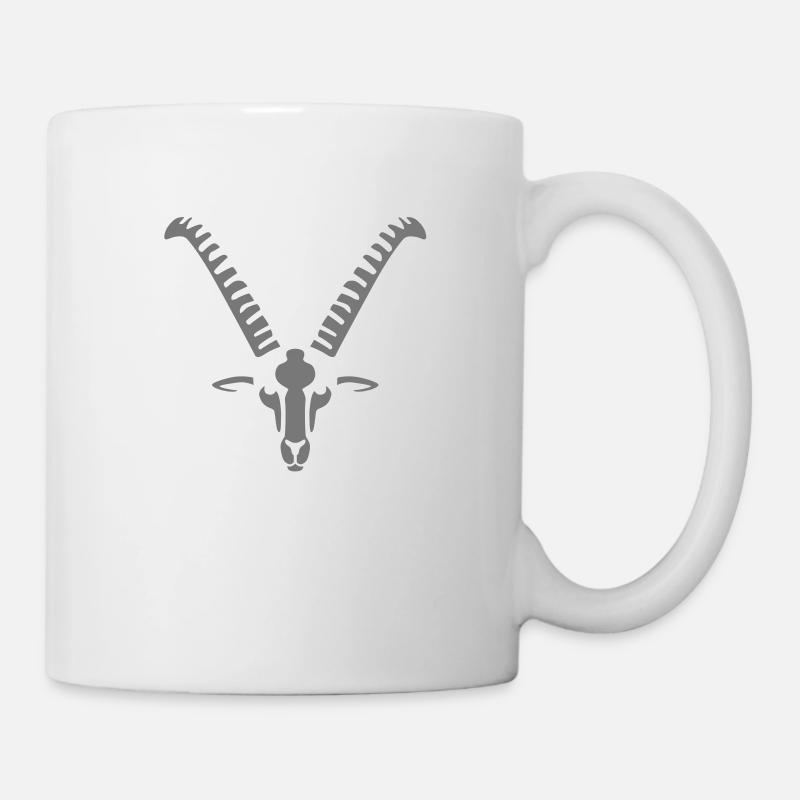 steinbock_062012_a_1c_black - Mug blanc - blanc