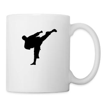 karatae_kaempfer3 - Tasse - Weiß - Rechts
