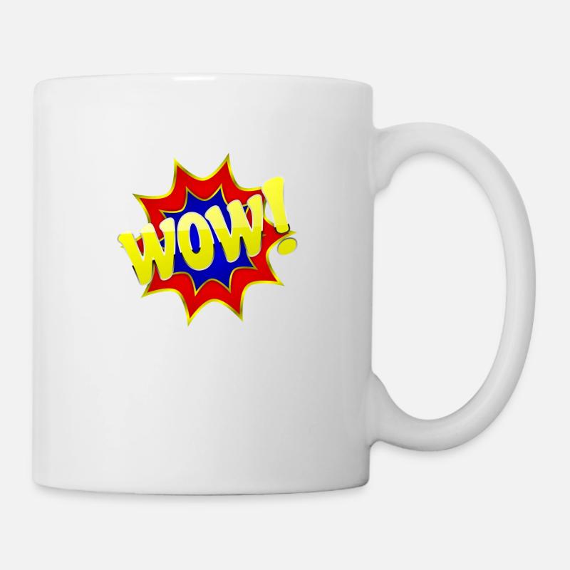 WOW - Mug blanc - blanc