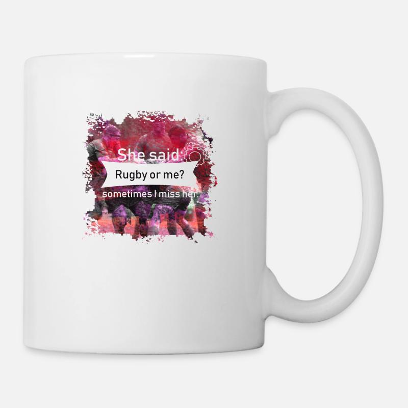 Rugby - Mug blanc - blanc