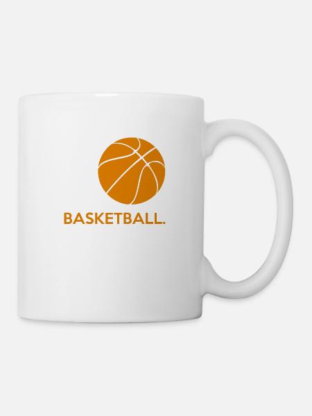 BASKETBALL Men Women Kids Shirt & Gift - Mug - white