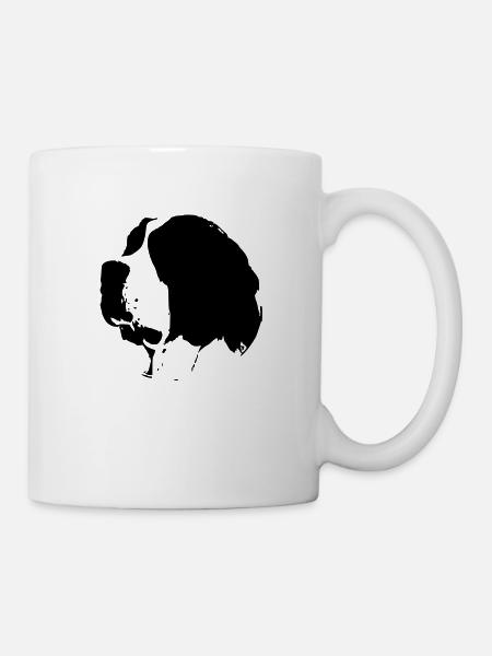 saint bernard dog - Mug - white