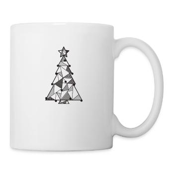 Weihnachtsbaum - Tasse - Weiß - Rechts