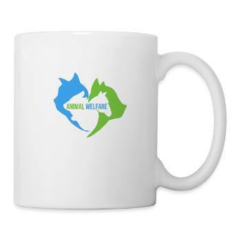 Animal Welfare Katze Hund Pferd Kaninchen - Tasse - Weiß - Rechts