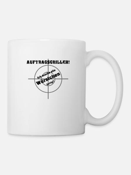 Auftragsgriller - Tasse - Weiß