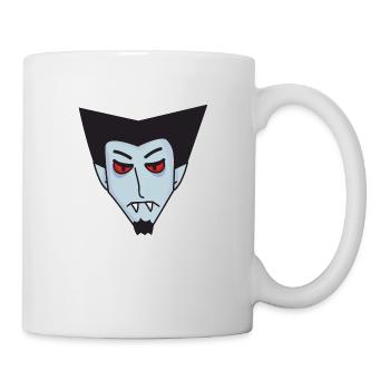 Halloween Vampir Graf Dracula - Tasse - Weiß - Rechts