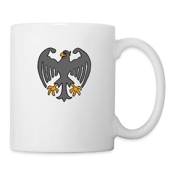 Deutschland Adler - Tasse - Weiß - Rechts