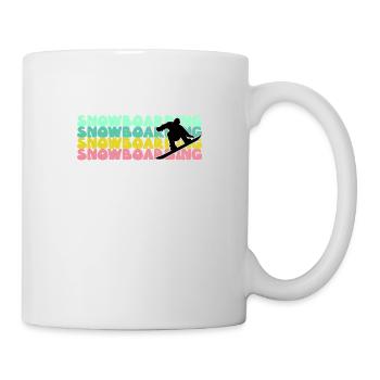 Snowboarding Snowboarding Snowboarding Snowboarder - Mug - white - Right