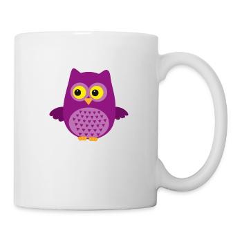 Eule - Tasse - Weiß - Rechts