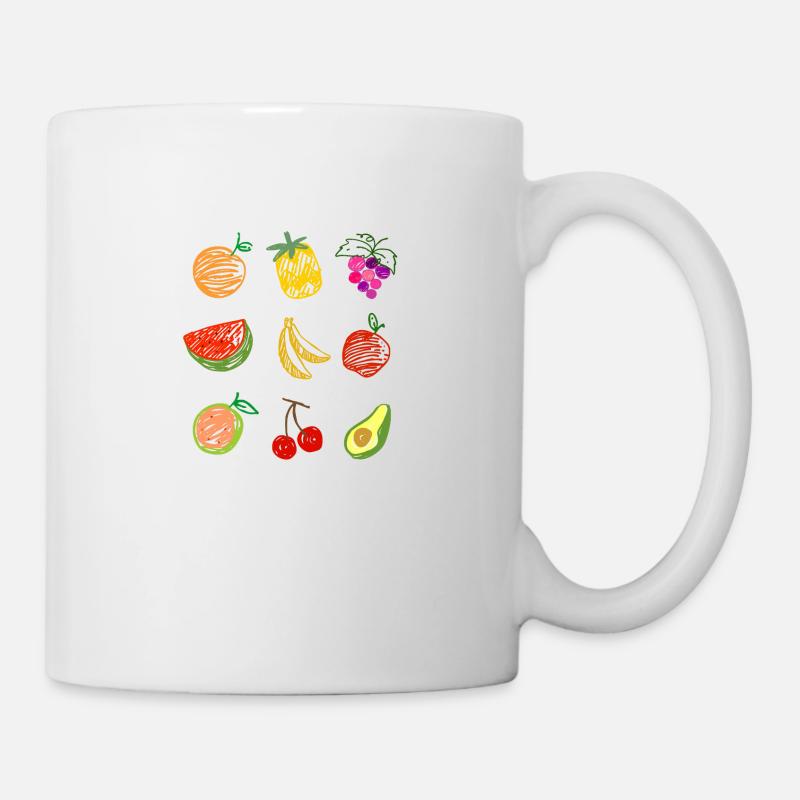 Fruit Salad - Tasse - Weiß