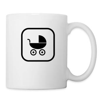 kinderwagen__logo__f1 - Mug blanc - blanc - Droite