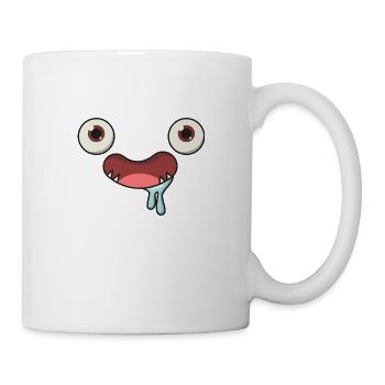 Monstre bave cadeau Halloween enfants dents - Mug blanc - blanc - Droite