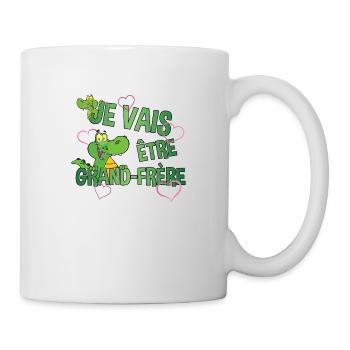 futur grand frere - Mug blanc - blanc - Droite