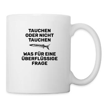 PLONGÉE OU NON - Mug blanc - blanc - Droite