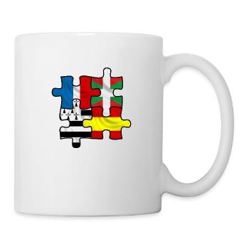 puzzle euskadi breizh - Mug blanc - blanc - Droite