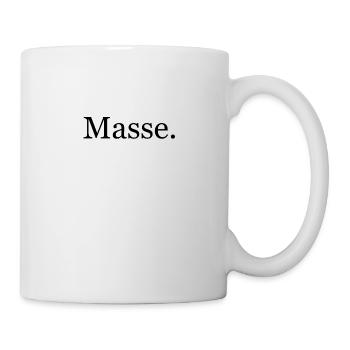 Masse, Gains et Gym - Mug blanc - blanc - Droite